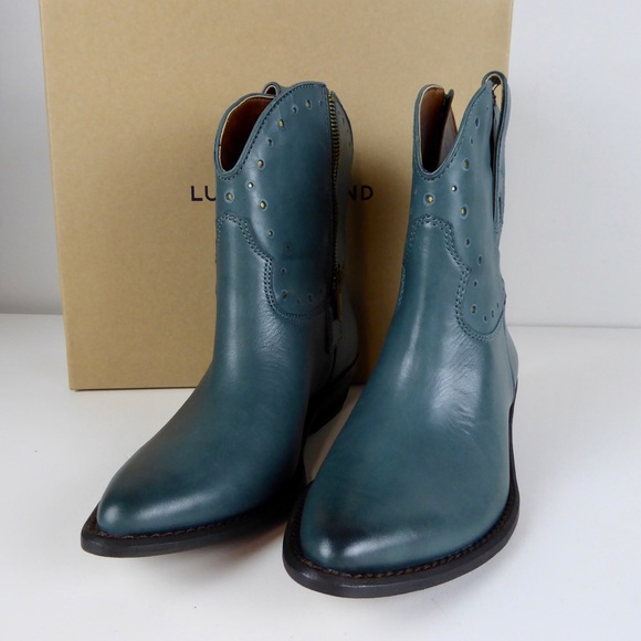 Chantel X Leather Western Bootie Lucky 